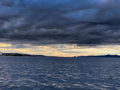 Sníh na chorvatských horách