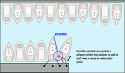 Jak si při odplouvání udělat místo