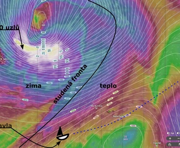 Na severním Atlantiku fouká. Co naši?